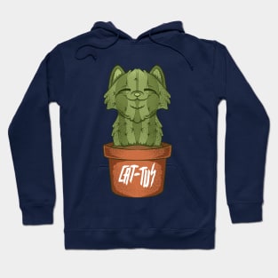 cactus cat funny cat tus fun and cute Hoodie